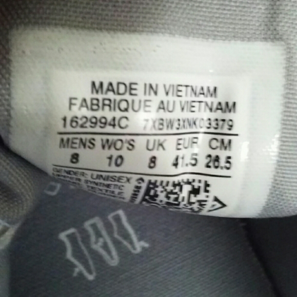 HPx2π NIB Unisex Silver Glitter All Star Converse - Picture 6 of 7